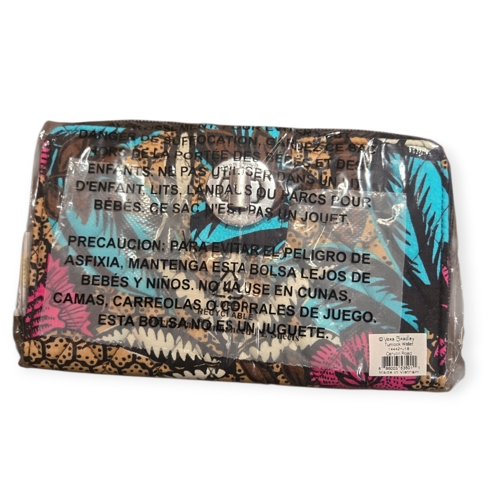 Vera Bradley Turn Lock Wallet - Picture 5 of 6